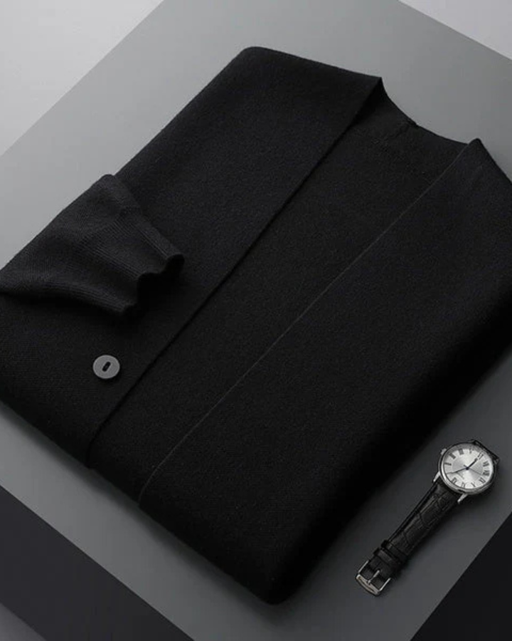 Lightweight Wool Blend Cardigan