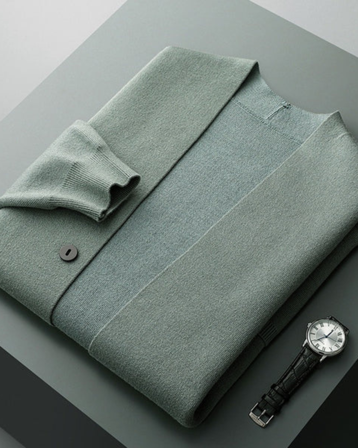 Lightweight Wool Blend Cardigan