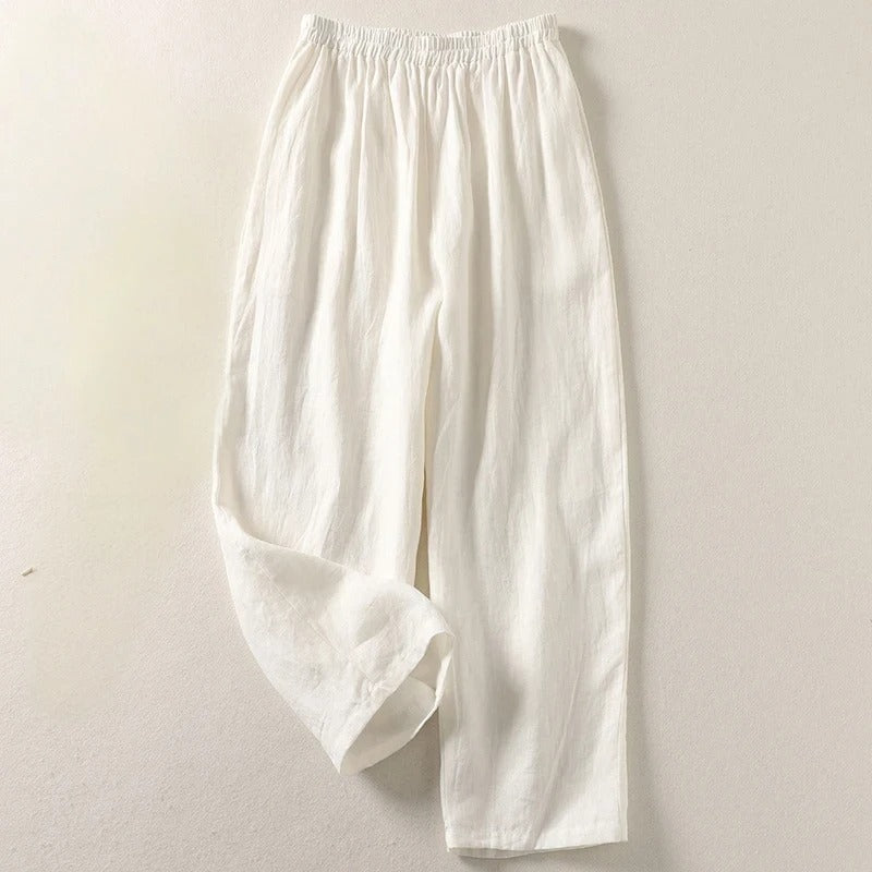 Amalia™ — Flowy cotton and linen pants
