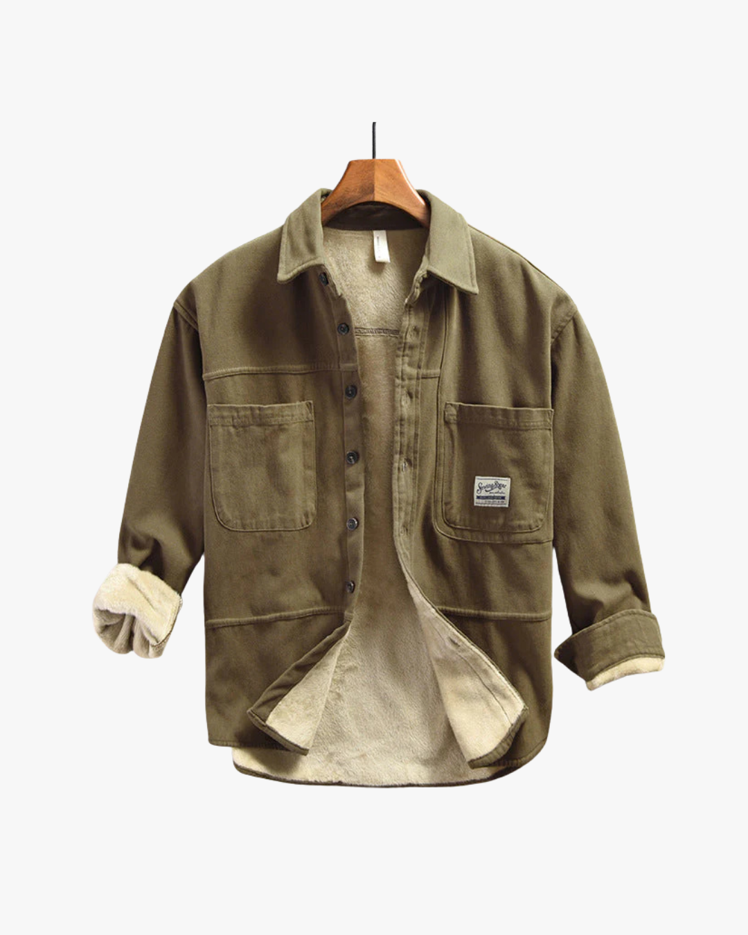 Cargo Fleece Overshirt Jacket
