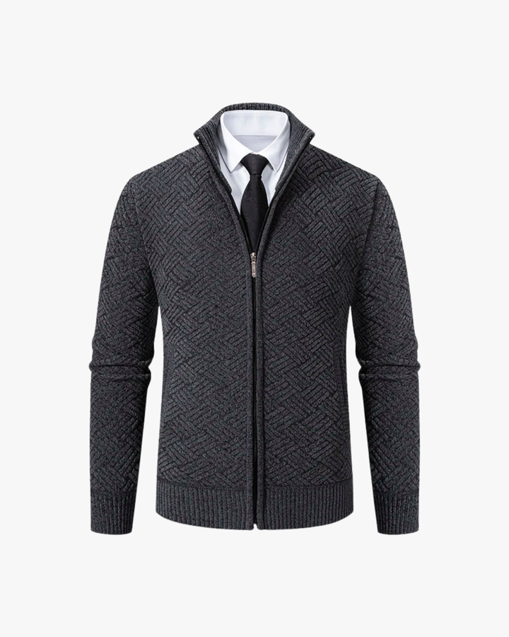 Modern Structured Knit Cardigan