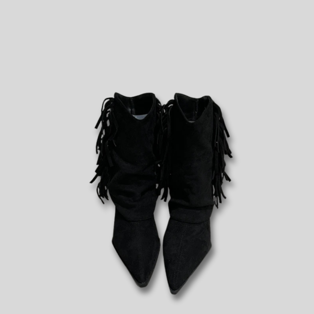 Solange - Suede Western Cowboy Boots
