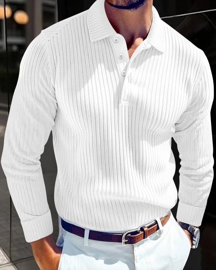 Clean Structure Polo Shirt