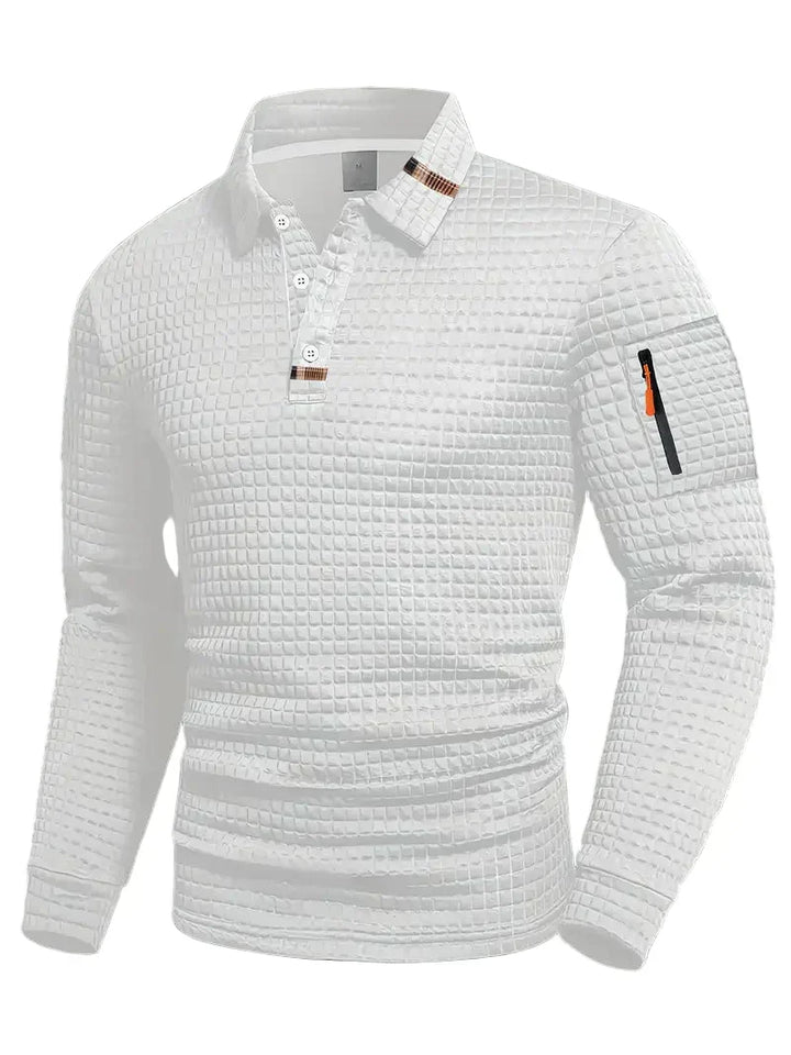 Modern Long-Sleeve Polo