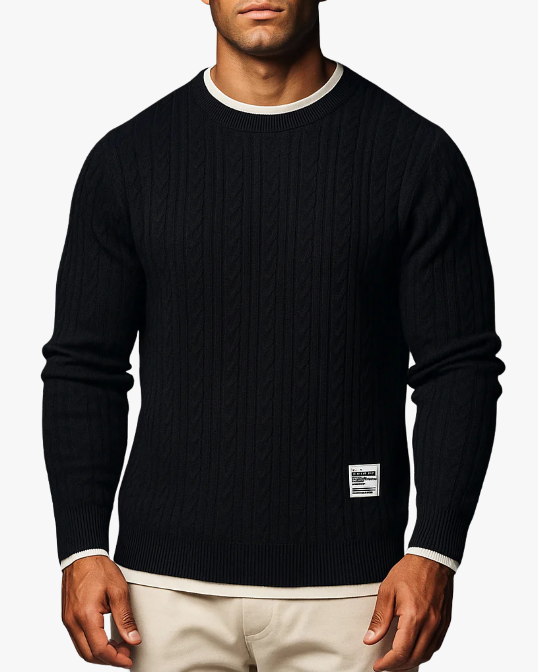 Merino Cable Knit Pullover