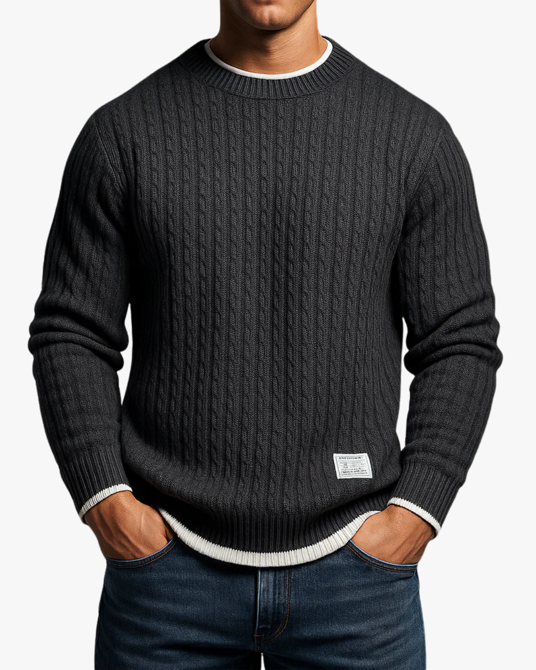 Merino Cable Knit Pullover