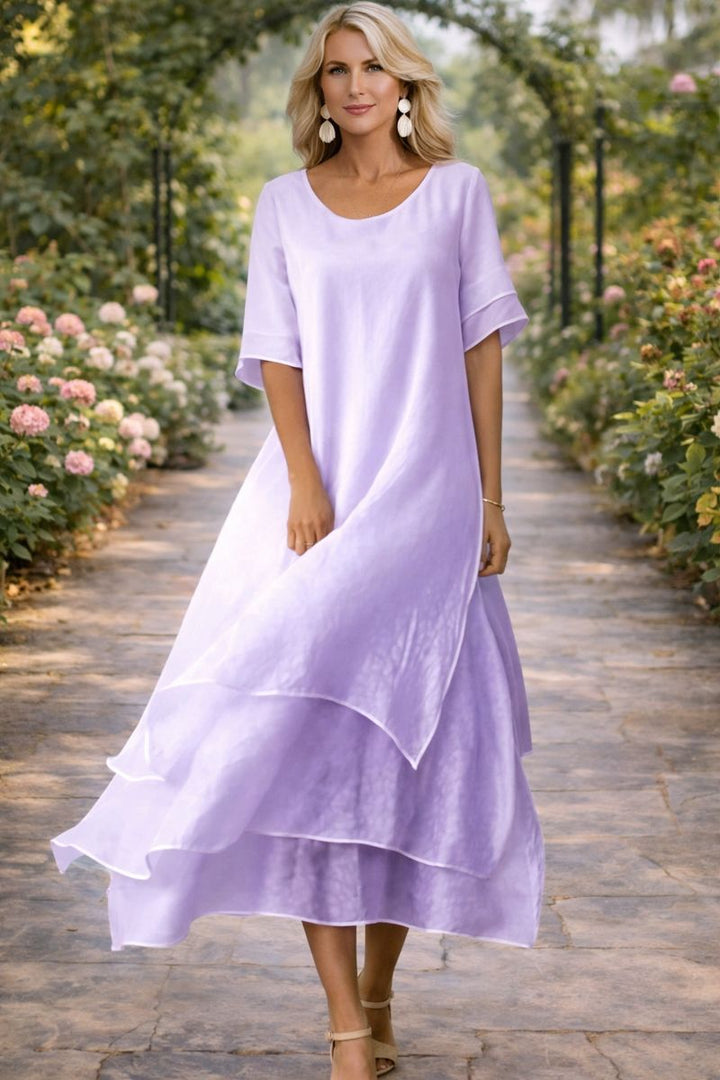 Aria Fluid Tiered Maxi Dress