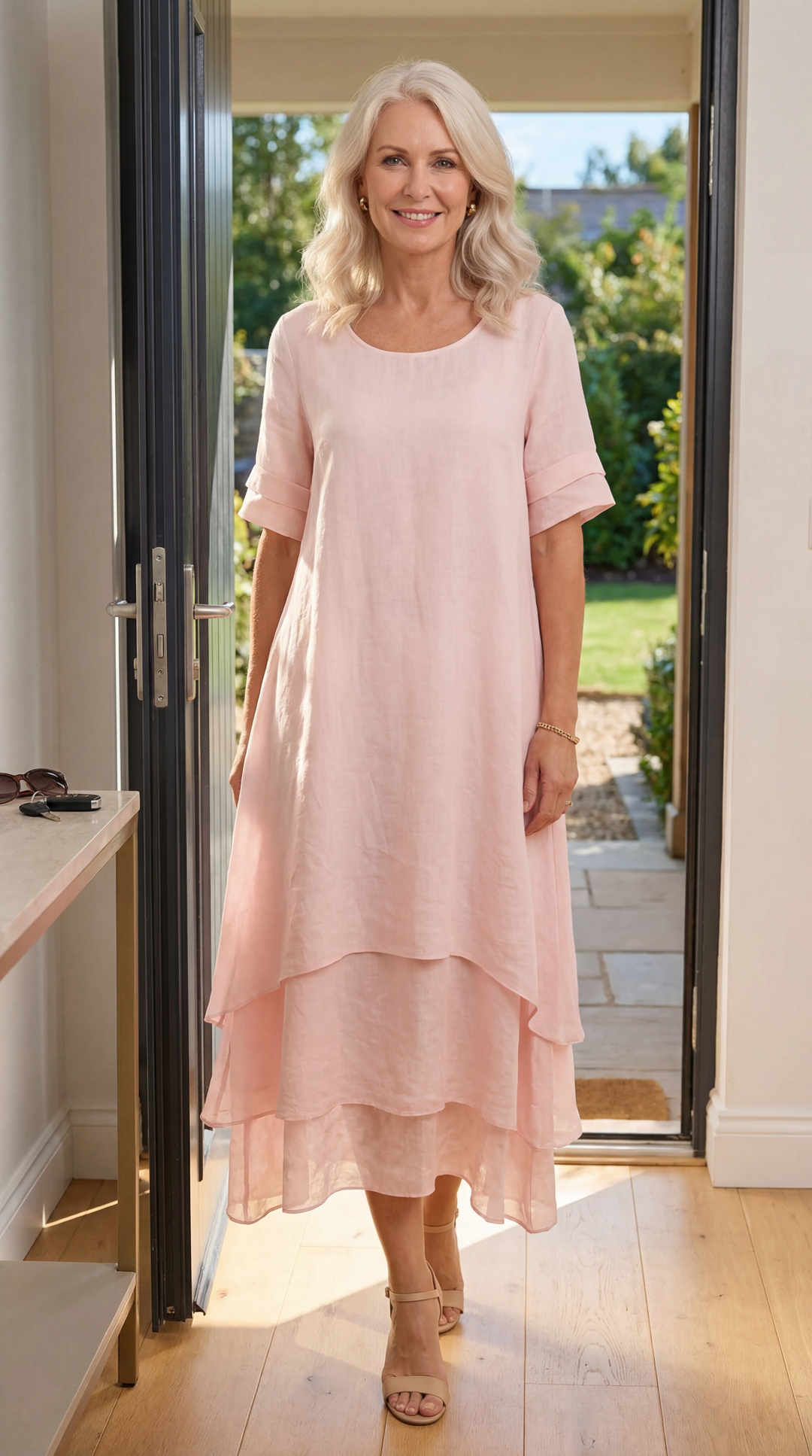 Aria Fluid Tiered Maxi Dress