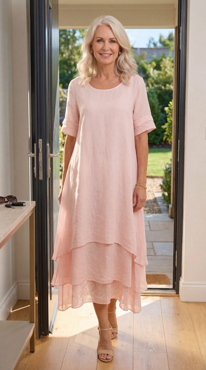 Aria Fluid Tiered Maxi Dress