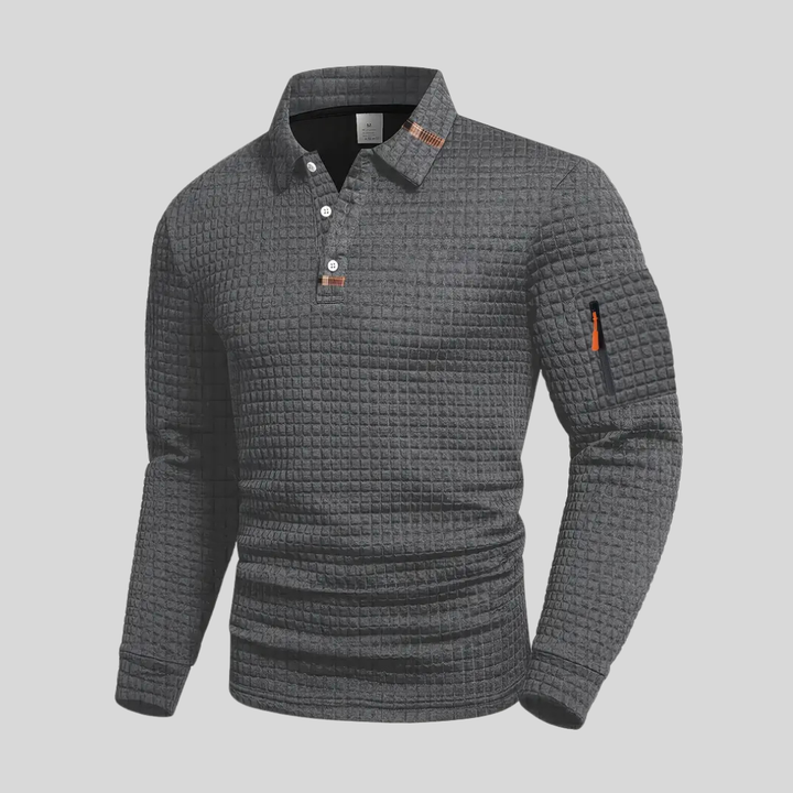Modern Long-Sleeve Polo
