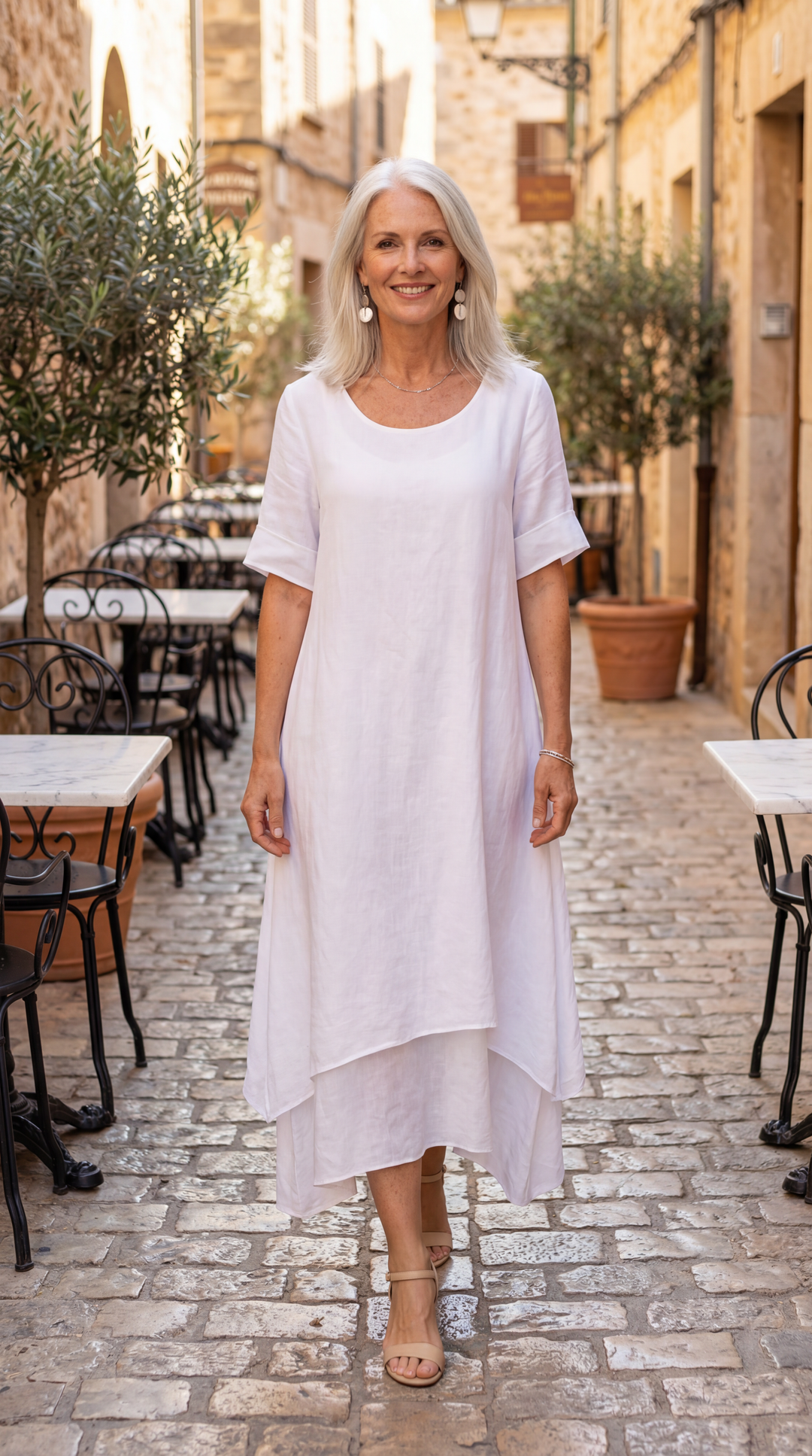 Aria Fluid Tiered Maxi Dress