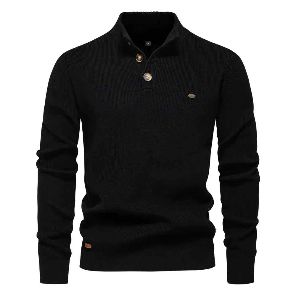 Luxe Knit Longsleeve with Refined Elegance