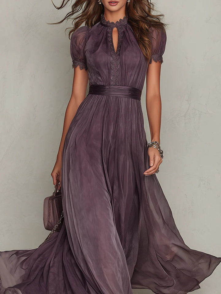 Ashley | Vintage Chiffon Maxi Dress