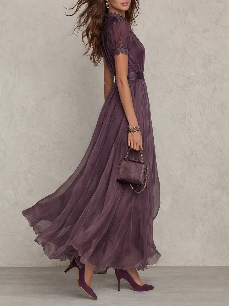Ashley | Vintage Chiffon Maxi Dress