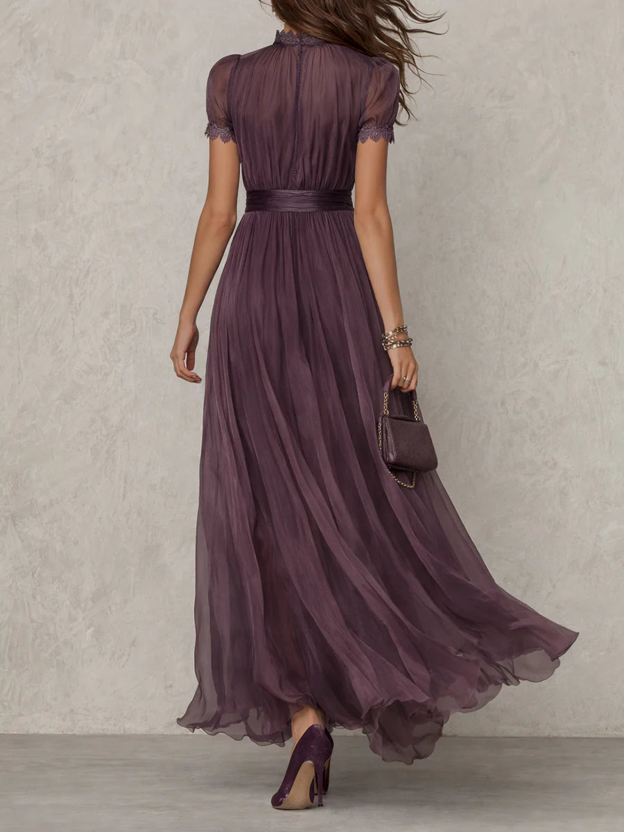 Ashley | Vintage Chiffon Maxi Dress