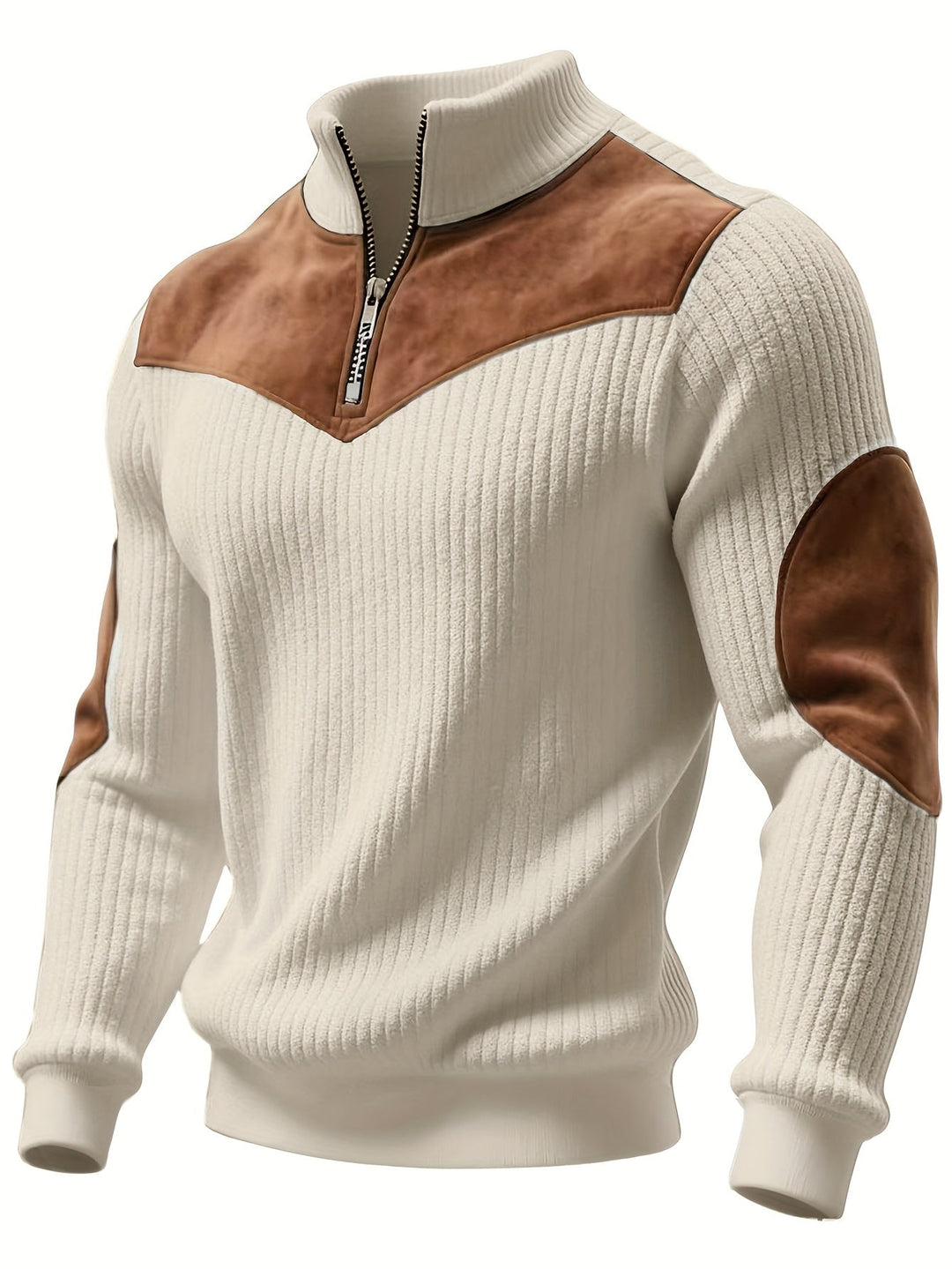 Refined Half-Zip Sweater for Effortless Style