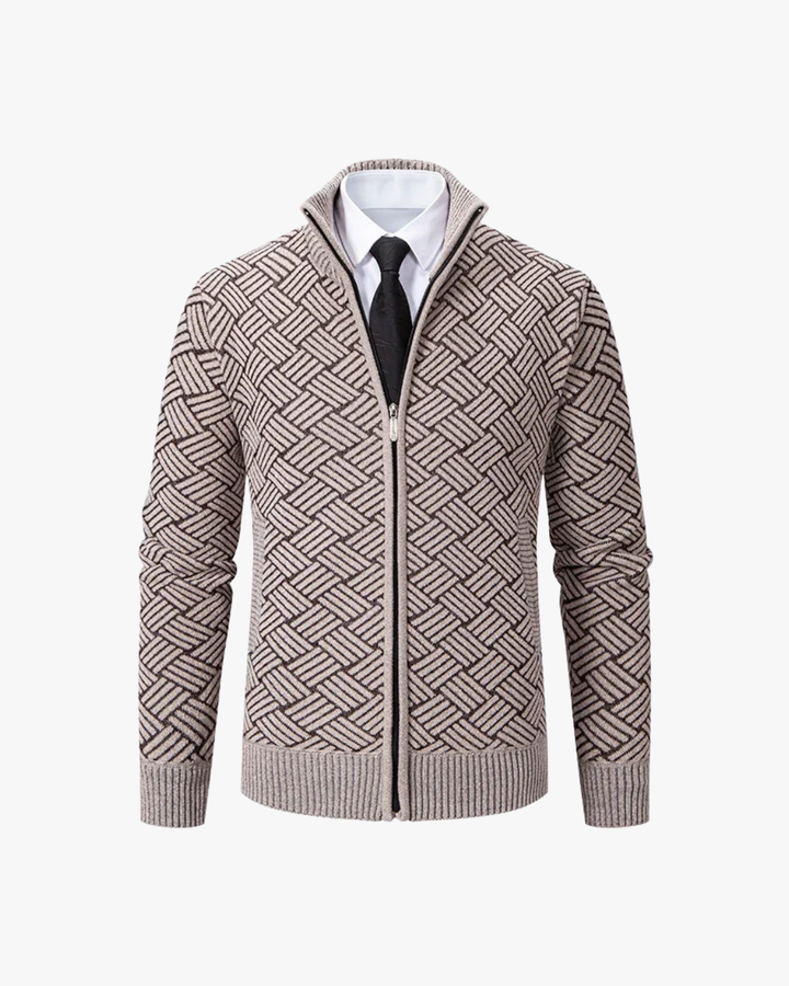 Modern Structured Knit Cardigan